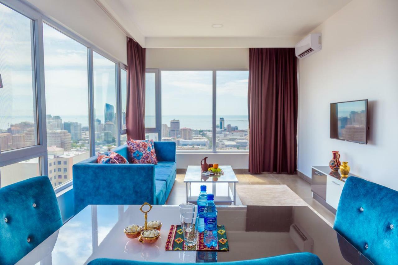 Panorama Baku - 22 Floor Lejlighedshotel Eksteriør billede