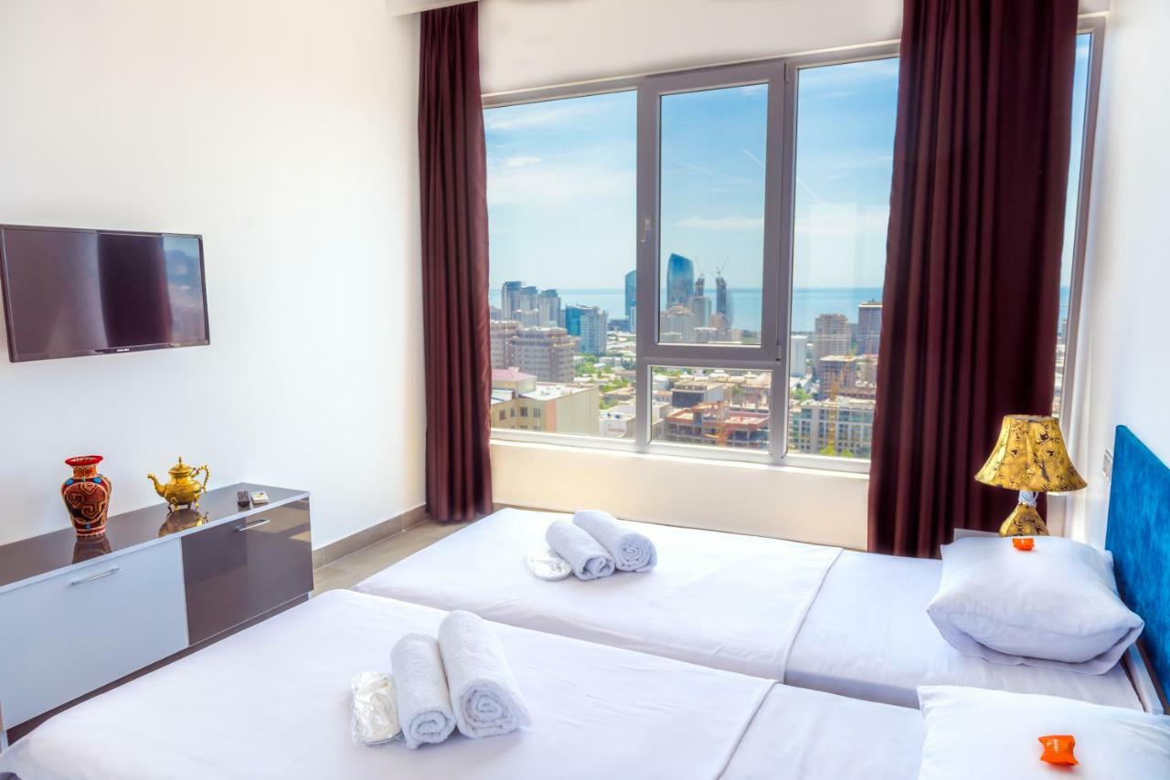 Panorama Baku - 22 Floor Lejlighedshotel Eksteriør billede