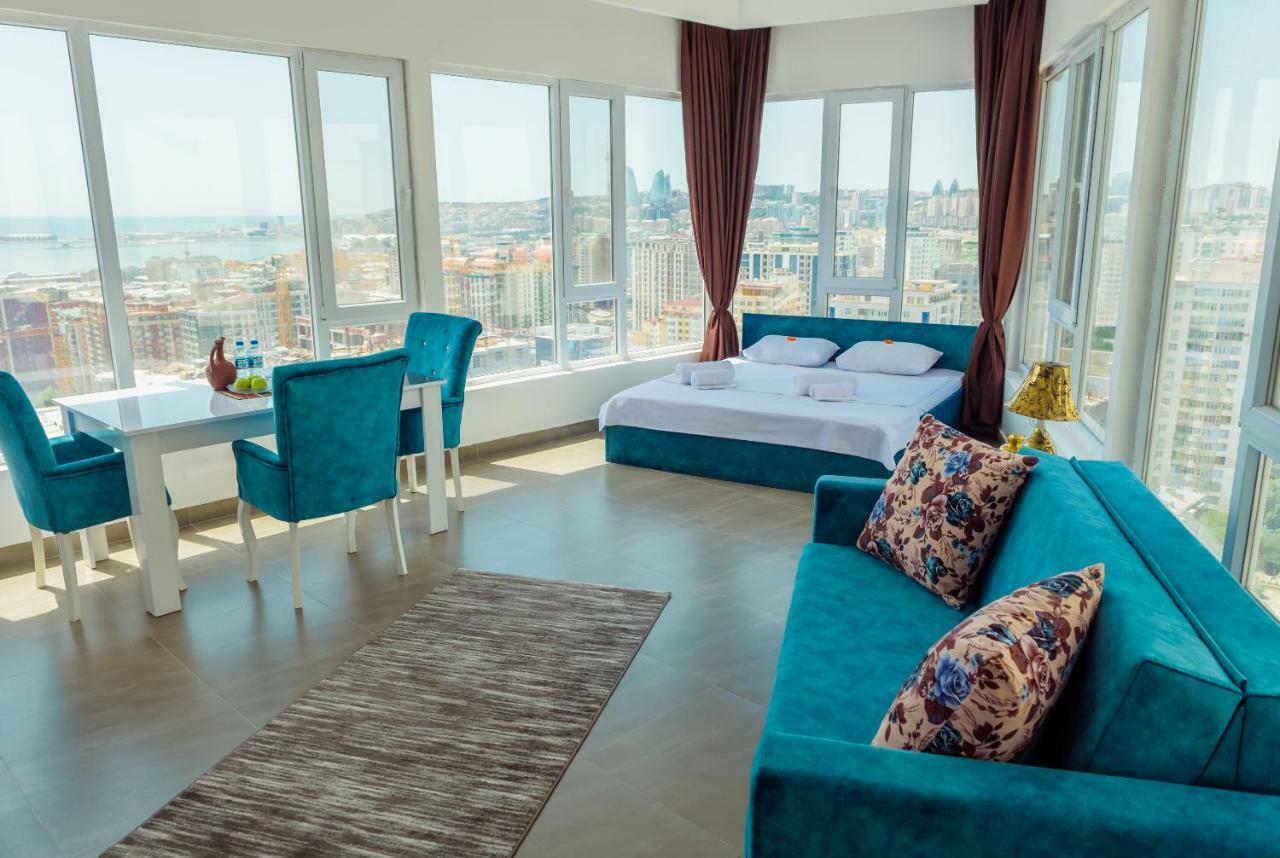Panorama Baku - 22 Floor Lejlighedshotel Eksteriør billede