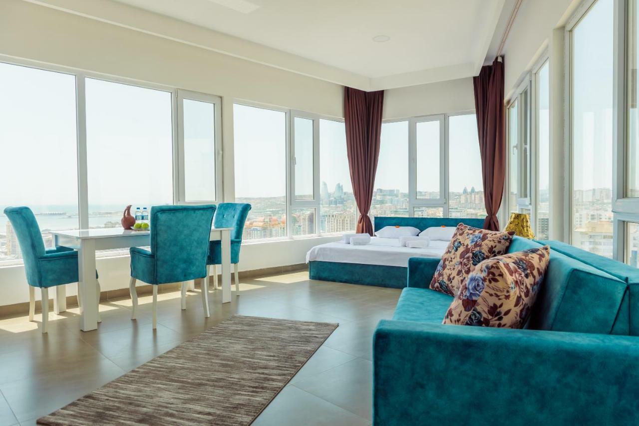 Panorama Baku - 22 Floor Lejlighedshotel Eksteriør billede