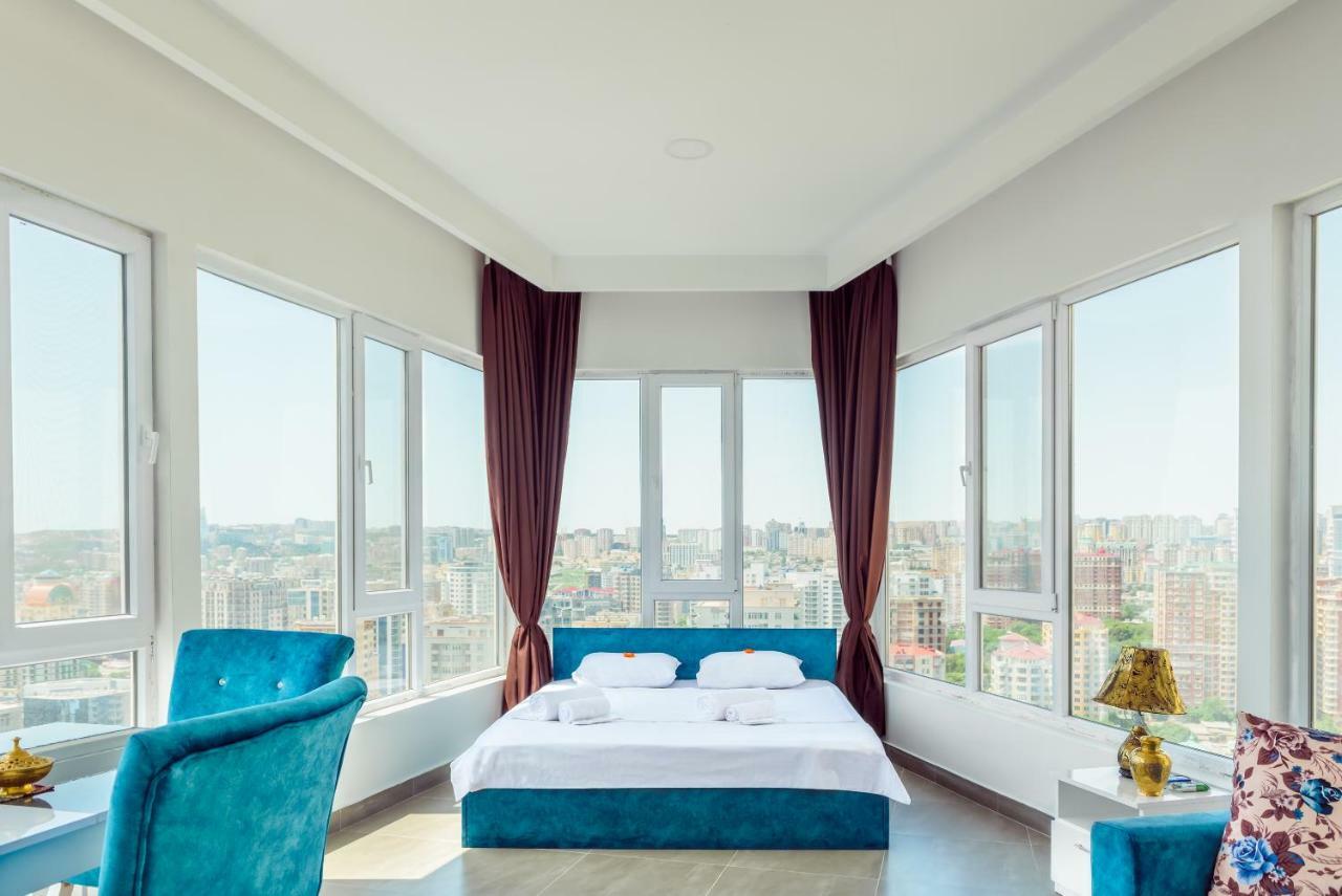 Panorama Baku - 22 Floor Lejlighedshotel Eksteriør billede