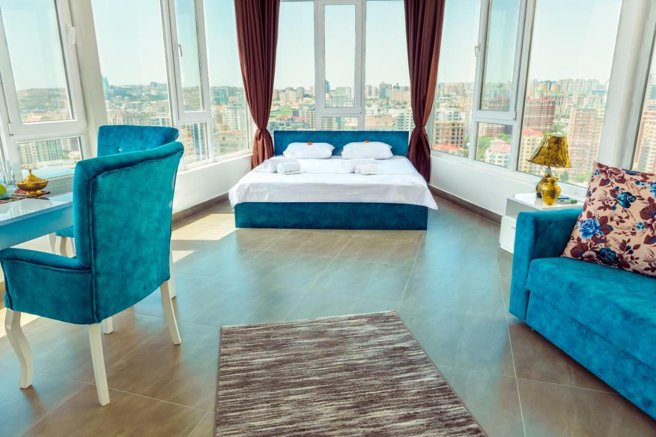 Panorama Baku - 22 Floor Lejlighedshotel Eksteriør billede