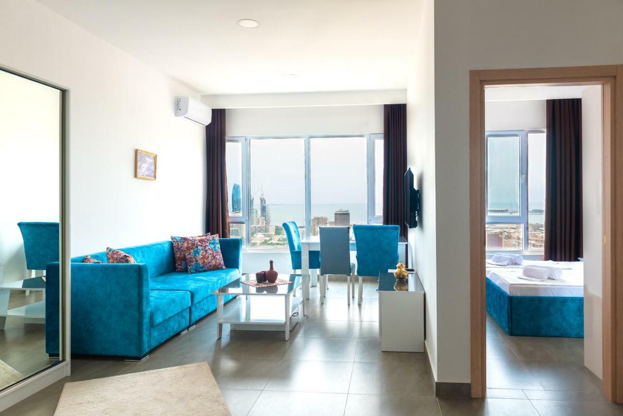 Panorama Baku - 22 Floor Lejlighedshotel Eksteriør billede