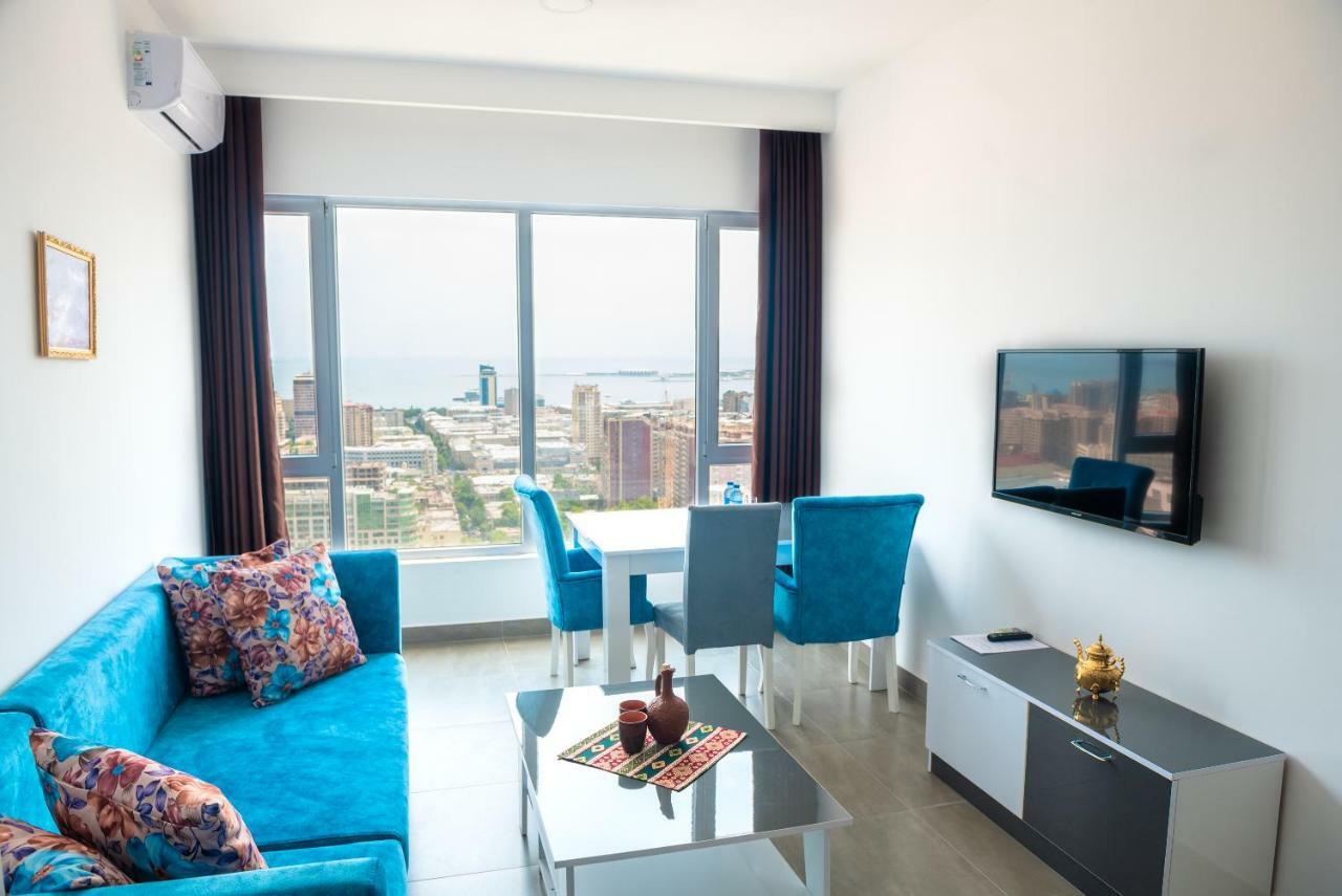 Panorama Baku - 22 Floor Lejlighedshotel Eksteriør billede